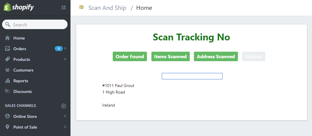 Scan Tracking